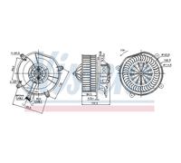 Ventilatore interno NISSENS 87103