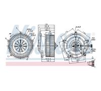Ventilatore interno NISSENS 87119