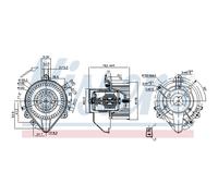 Ventilatore interno NISSENS 87131