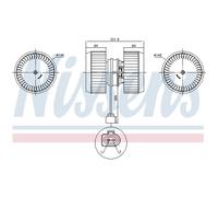 Ventilatore interno NISSENS 87238