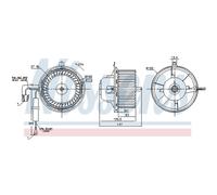 Ventilatore interno NISSENS 87404