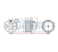 Ventilatore interno NISSENS 87429