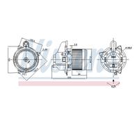 Ventilatore interno NISSENS 87501