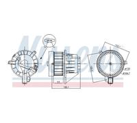 Ventilatore interno NISSENS 87546
