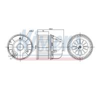 Ventilatore interno NISSENS 87817