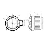 Ventilatore interno NRF 34287