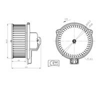 Ventilatore interno NRF 34291