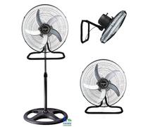 VENTILATORE J3 MULTIFUNZIONALE 3 IN 1 A PIANTATA DA PARETE DA TAVOLO 80 W [EEK: A++]
