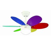 Ventilatore Lampada con Cavo da Tirare Ventola Colorato Westinghouse Turbo Di II [EEK: Non valutato]