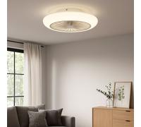 Ventilatore Lampada Lampadario Camera Letto Ventola 3 Livelli Memory LED D 30 CM