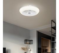 Ventilatore Lampada Lampadario Camera Letto Ventola 3 Livelli Memory LED D 30 CM