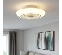 Ventilatore Lampada Luce Lampadario Camera Letto 3 Livelli Memory LED Bianco [EEK: Non valutato]