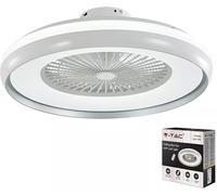 LED Ventilatore da Soffitto Telecomando Lampada Timer Silenzioso Raffreddamento