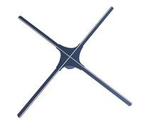 Ventilatore LED Olografico A Occhi Nudi 3D Con Ologramma Pubblicitario A Quattro Pale Da 60 Cm