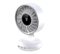 Ventilatore Magnetico 2400mAh USB Ricaricabile 5 Velocità Portatile