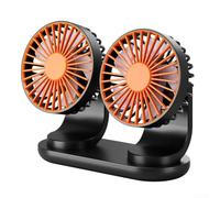 Ventilatore magnetico USB per sedile auto, con 3 velocità, ricaricabile, comodo per un comodo flusso d'aria nella zona del sedile posteriore (A-1-B)