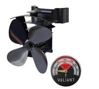 Pacchetto ventilatore magnetico per stufa Valiant Remora e termometro magneti...