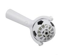 Ventilatore Mano con Lanyard per 180g Leggero Ventilatore Mano | 3 velocità regolabili, per brezza gentile o per vento per forte, motore 5W, design football unico(White)