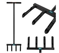 Ventilatore manuale per prato ventilatore manuale aeratore denti cavi acciaio...