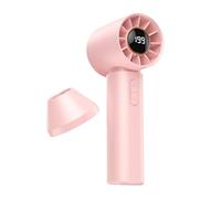 Ventilatore Manuale Personale | 6 Velocità Soffiatore con Display Digitale | Ricaricabile Ventilatore Portatile - Per Viaggi Vacanza Campeggio Escursionismo Backpacking Spiaggia Picnic Outdoor Corsa C