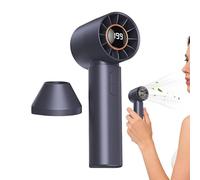 Ventilatore Manuale Personale - Soffiatore d'aria a 6 velocità con display digitale | Ricaricabile Ventilatore Portatile | per Hiking Beach Picnic Outdoor Running Cycling Fishing Travel Vacation