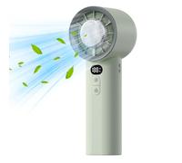Ventilatore Manuale Pieghevole | Ventaglio da Viaggio Ricaricabile Portatile con Raffreddamento Istantaneo,Dispositivo Intelligente A Velocità Multiple Con Flusso D'Aria Intenso Per Trekking Sport