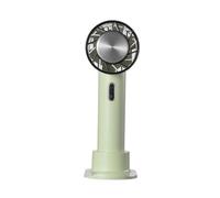 Ventilatore Manuale Portatile Dispositivo Di Raffreddamento Dell'aria Refrigerazione A Semiconduttore For Esterni Batteria Da 2200 MAh Ventola Fredda Ricaricabile USB Raffreddamento Potente(Green)