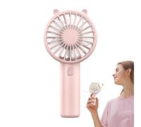 Ventilatore Manuale Portatile Per Viaggi | Mini Ventilatore Personale Ricaricabile USB - Mini Portatile Manuale, Elettrico Silenzioso, Forte Per Viaggi Ed Escursioni