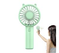 Ventilatore Manuale Portatile Per Viaggi - Ventilatore Elettrico Rinfrescante | Mini Portatile Manuale, Elettrico Silenzioso, Forte Per Viaggi Ed Escursioni