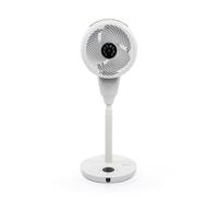 MEACO MeacoFan 1056P, Ventilatore a Piedistallo, Ideale per Camere da Letto e Soggiorni, Ultra Silenzioso, Altezza Regolabile, Oscillazione a 360°, 12 Velocità, Telecomando, Bianco - Nouvo