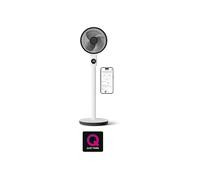 Ventilatore circolatore d'aria a piantana Meaco MeacoFan Sefte 10 PRO, con batteria e app, silenzioso, portatile, 12 velocità, oscillazione automatica, bianco - Nouvo