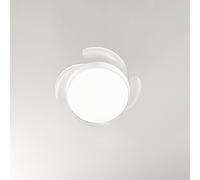Ventilatore Metallo Bianco Opaco Led 36W 4 Pale Acrilico Trasparente Open Plus [EEK: A++]