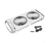 Ventilatore multifunzionale per finestra da tetto per camper, progettato per una ventilazione ottimale e una circolazione dell'aria in qualsiasi condizione atmosferica, colore: bianco
