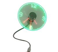 Ventilatore multiuso con orologio USB in tempo reale per l'appartamento del