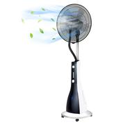 Ventilatore Nebulizzatore a Colonna 90W 3L, 5 Pale, Timer Regolabile
