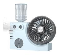 Ventilatore nebulizzatore - Circolatore d'aria ricaricabile tramite USB, ventilatore portatile per ufficio, dormitorio, camera da , estate, casa, scrivania interna