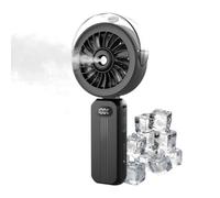 Ventilatore Nebulizzatore d'Acqua Regolabile Potente Indispensabile per l' | Ventilatore portatile a mano per Esterno Spiaggia Viaggio Pesca Ufficio Gita