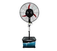 Ventilatore nebulizzatore industriale con 3 velocità e controllo della nebbia regolabile, serbatoio dell'acqua da 40 litri per il raffreddamento esterno di patio e serra