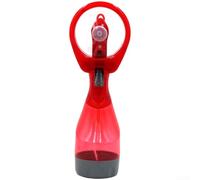 Ventilatore nebulizzatore portatile con getto d'acqua fine per raffreddamento istantaneo in spiaggia o al parco, funzionamento silenzioso sotto i 36 db, materiale leggero in polipropilene bianco