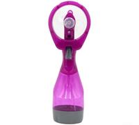 Ventilatore nebulizzatore portatile con getto d'acqua fine per raffreddamento istantaneo in spiaggia o al parco, funzionamento silenzioso sotto i 36 db, materiale leggero in polipropilene bianco