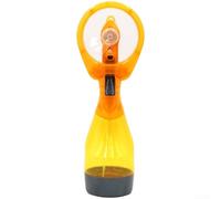 Ventilatore nebulizzatore portatile con getto d'acqua fine per raffreddamento istantaneo in spiaggia o al parco, funzionamento silenzioso sotto i 36 db, materiale leggero in polipropilene bianco