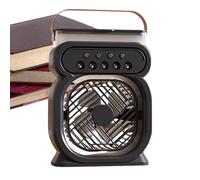 Ventilatore nebulizzatore portatile - Hydrogo Wireless Fan | Personale Ricaricabile Mist Fabre Personal Air Cooler, Dispositivi di Raffreddamento Regolabili 7 Colori Luce D