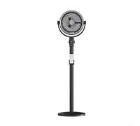 Ventilatore nebulizzatore portatile per esterni con telecomando, 4 livelli di velocità, oscillazione e timer per terrazza, giardino, campeggio, nero (nero)