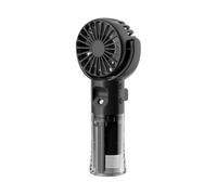 Ventilatore nebulizzatore portatile ricaricabile con lunga durata della batteria fino a 68 ore, ricarica rapida di 2 ore e flusso d'aria ad alta velocità per raffreddamento durante l'uso all'aperto e