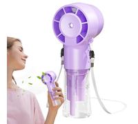 Ventilatore nebulizzatore portatile - Ventilatore a a spruzzo silenzioso da 12000 giri/min - Nebulizzatore di raffreddamento silenzioso portatile 1200 mAh per il clima caldo Terrazza