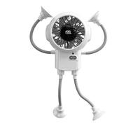 Ventilatore Nomade per Viaggi | Silenzio assoluto per uso nomade e ufficio | Ventilatore USB ricaricabile per casa, ufficio, camera da letto, campeggio, viaggi, spiaggia, escursionismo, vacanze,