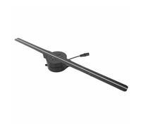 Ventilatore olografico 3D, 2 pale, 224 perline LED, immagini video nitide, supporto 2000x224, app WiFi, proiettore olografico for negozio Immagini senza bordi