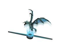Ventilatore olografico 3D 3D Hologram Fan 3D Holographic Projector Advertising Display Light HD Holographic Projector Stores Bars Party Xmas Halloween per insegne di negozi aziendali, bar