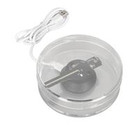 Ventilatore olografico 3D, 48 LED, telecomando con APP WiFi, altoparlante integrato, display pubblicitario olografico con scheda di memoria Immagini senza bordi