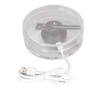 Ventilatore Olografico 3D 48 LED WiFi APP Telecomando Altoparlante Incorporato Display Pubblicitario Olografico Con Scheda Di Memoria